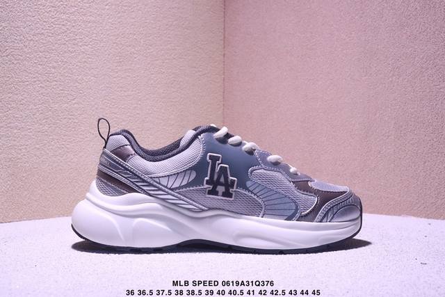 公司级Mlb Speed Runner 合成革 经典运动 减震防滑低帮 生活休闲鞋 货号:3Arna065N 尺码:35.5 36 36.5 37.5 38 3