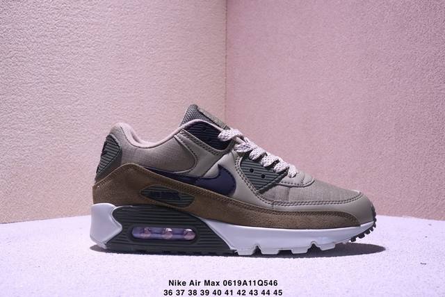 耐克Nike Air Max 90 Premium 半掌气垫复古运动休闲慢跑鞋 货号：Aj1285 018 码数：36 37 38 39 40 41 42 43