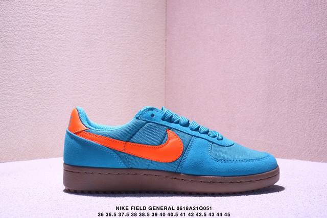 Nike Wmns Nike Field General复古单品 公司级Nike Feld General 耐磨透气 低帮 复古篮球鞋 男女同款 货号：Hf31