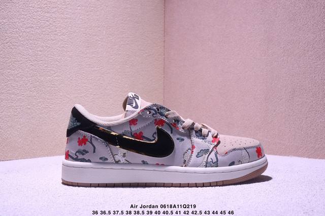 Nike Air Jordan 1 Low Aj1乔1低帮休闲板鞋 同步官方配色 市场唯一独家头层皮打造 原鞋原档案开发 原厂皮料 原档冲孔鞋头 正确满胶鞋垫