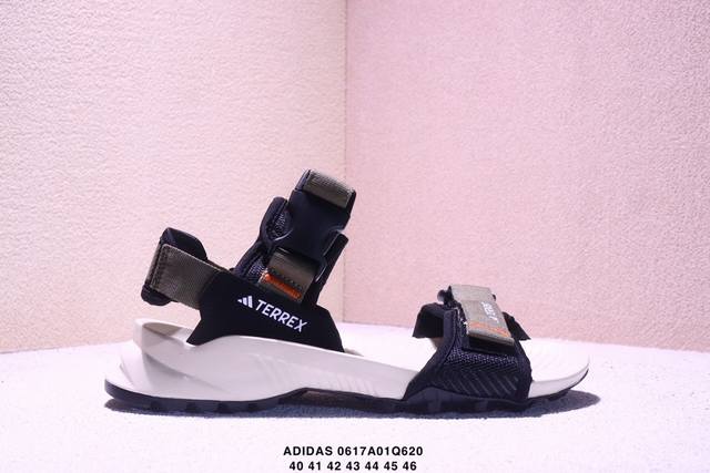 Adidas阿迪达斯男女鞋户外徒步防滑耐磨运动休闲凉鞋沙滩鞋 货号:Ld4271。Ig6565 尺码:40-46 Xm0617Q620
