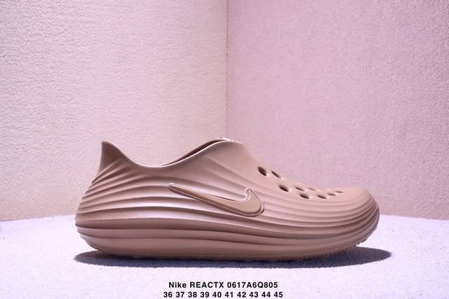 Nike耐克男鞋夏季2025新款Reactx Rejuven8洞洞鞋休闲凉鞋Hv5060 Xm0617Q 5
