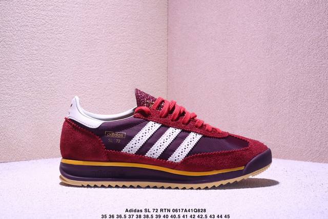公司级阿迪达斯Adidas Sl 72 Rtn三叶草复古休闲跑步鞋休闲运动鞋货号:Id1031 尺码:36 36.5 37 38 38.5 39 40 40.5