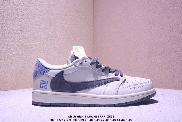 海外爆款限量发售！公司级 Travis Scott X Fragment Design X Jordan Air Jordan 1 Low Og Sp Lv联名