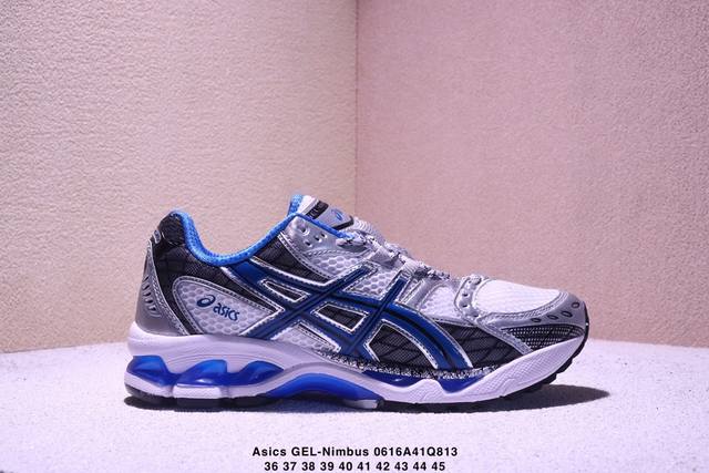 亚瑟士Asics Gel-Nimbus 10.1 复古先锋 潮流 拼接耐磨 低帮跑步鞋 Xm0616Q813