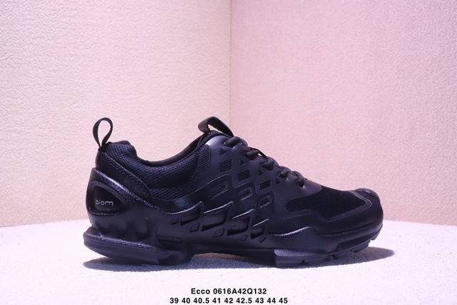 公司级Ecco爱步 Biom C-Trail系列 牛皮 圆头厚底系带 低帮 徒步鞋 货号:803393 61237 尺码:39-45 Xm0616Q132