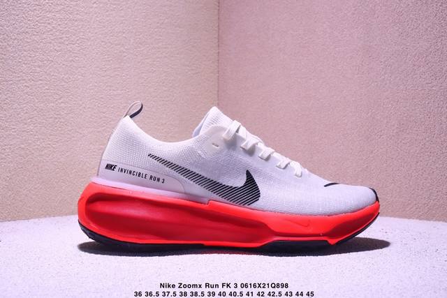 公司级Nike Zoomx Invincible Run Fk 3休闲运动慢跑鞋 货号:Dr2615-009 尺码:36 36.5 37.5 38 38.5 3
