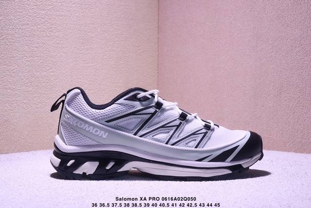 公司级Salomon Xa Pro Xt-6 Expanse萨洛蒙户外越野跑鞋 鞋面采用Sensifit贴合技术 全方位贴合包裹脚型 鞋跟部鞋底牵引设计 提供强