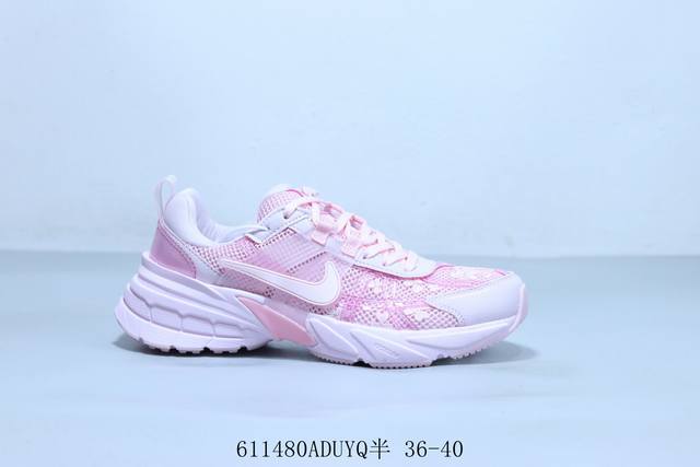 Nike 耐克 Nike V2K Run跑步鞋 复古风潮 网面透气运动鞋 611480Aduyq半 36-40
