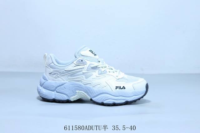 斐乐 Fila Fusion Arceus 斐乐阿尔宙斯大眼睛系列老爹风增高复古中性休闲运动慢跑鞋 611580Adutu半 35.5-40