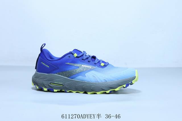 布鲁克斯 Brooks Cascadia 17代 经典鞋款厚底增高运动鞋 611270Adyey半 36-46