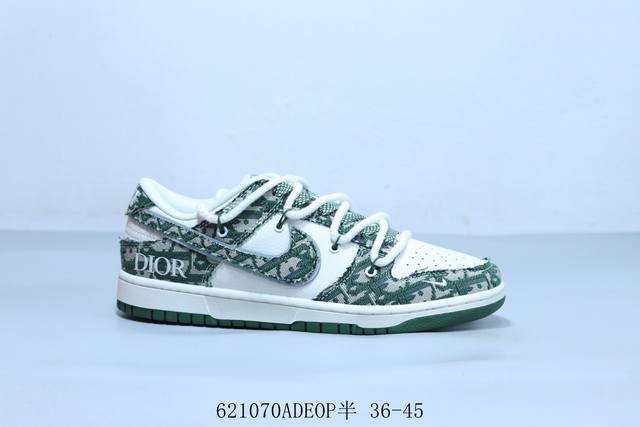 耐克 Nike Sb Dunk Low Pro 复古低帮 休闲运动滑板板鞋绑带 联名 货号 Fj7743-194 6 70Adeop半 36-45