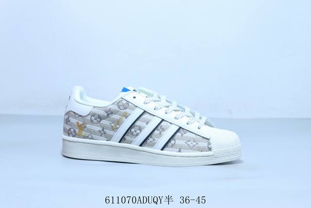 阿迪达斯Adidas Originals Superstar防滑耐磨轻便透气 低帮 贝壳头板鞋 货号 Bz2532 6 70Aduqy半 36-45
