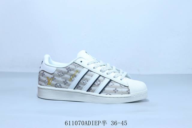 阿迪达斯Adidas Originals Superstar防滑耐磨轻便透气 低帮 贝壳头板鞋 货号 Bz2532 6 70Adiep半 36-45