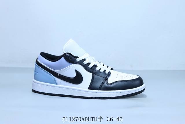 乔丹Air Jordan 1 Low Aj1 乔1低帮复古文化休闲运动篮球鞋 611270Adutu半 36-46