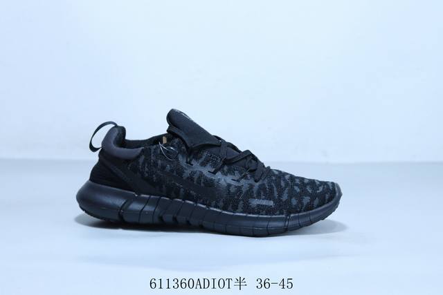 Nike耐克官方Free Run 5.0 赤足 男子透气轻便跑步鞋春环保缓震 货号 Cz1884-001 611360Adiot半 36-45