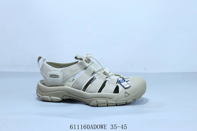 Keen Uneek Flat-M 平底编织弹力穿搭涉水休闲户外拖鞋 611 Adowe 35-45