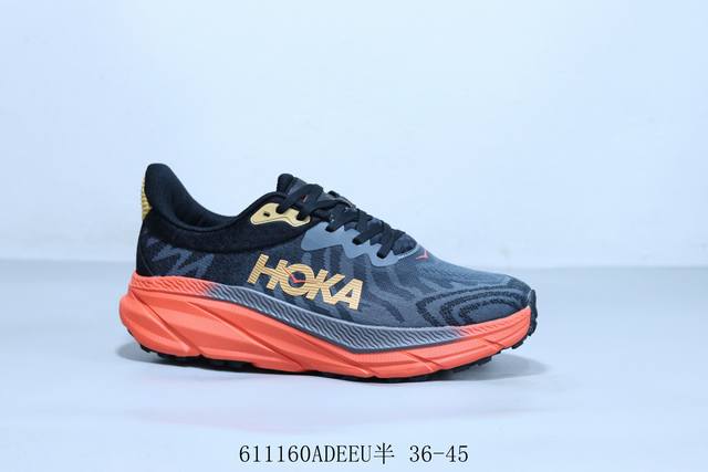 Hoka M Challenger Atr 7代 机能轻量缓震网面增高越野男女跑步鞋 611 Adeeu半 36-45