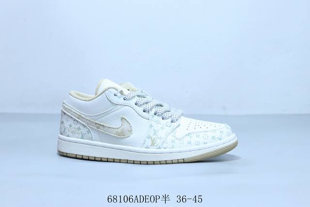 乔丹Air Jordan 1 Low Aj1 乔1低帮复古文化休闲运动篮球鞋 货号 Sj9950-005 68106Adeop半 36-45
