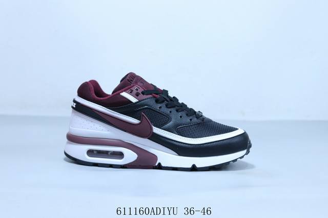 耐克 Nike Air Max Bw Og Persian Violet 经典拼接 休闲运动气垫跑步鞋 611 Adiyu 36-46