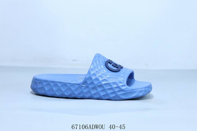 Gucci 古驰夏季时装鞋 印花一字拖 明星同款拖鞋 67106Adwou 40-45