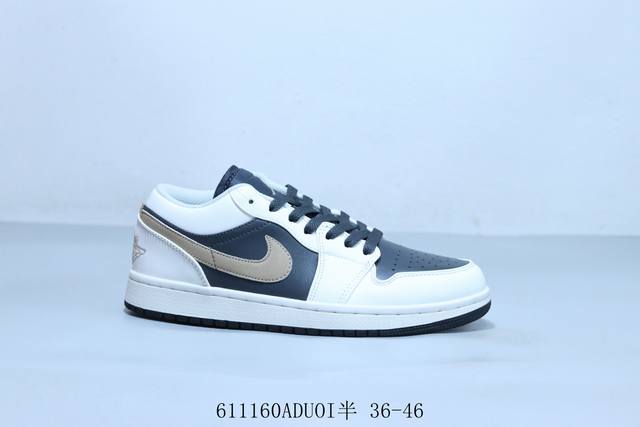 乔丹Air Jordan 1 Low Aj1 乔1低帮复古文化休闲运动篮球鞋 货号 Ih0649-021 611 Aduoi半 36-46