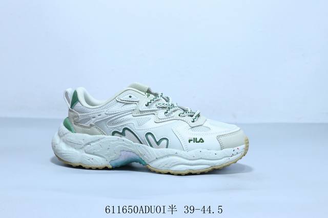 斐乐Fila Fila斐乐情侣款 新款蕨草复古百搭运动鞋 611650Aduoi半 39-44.5