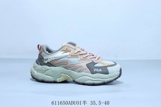 斐乐Fila Fila斐乐情侣款 新款蕨草复古百搭运动鞋 611650Aduoi半 35.5-40