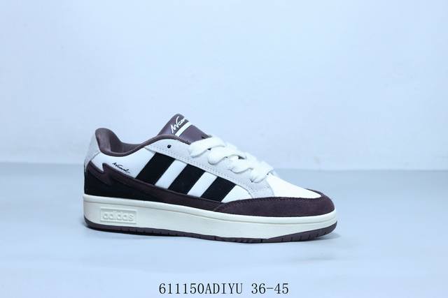 阿迪达斯 Adidas Wcard Adv 鲨鱼面包系列低帮复古系带百搭休闲运动板鞋 货号 Ih0961 611 Adiyu 36-45