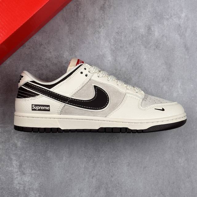 本地 核心私 Nike Sb Dunk Low X Supreme 联名 低帮休闲运动板鞋 原装头层材料 独家版型蒸餾加工 帶來的是更好的视觉和脚感体验 大厂纯