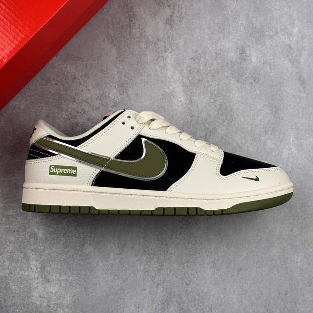 本地 核心私 Nike Sb Dunk Low X Supreme 联名 低帮休闲运动板鞋 原装头层材料 独家版型蒸餾加工 帶來的是更好的视觉和脚感体验 大厂纯