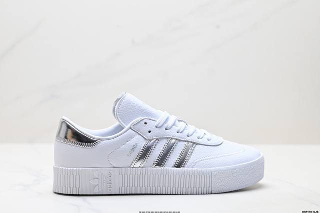 真标Adidas Originals Sambarose 防滑减震 低帮 板鞋 货号:Ee9017 尺码:36 36.5 37 38 38.5 39 40 40