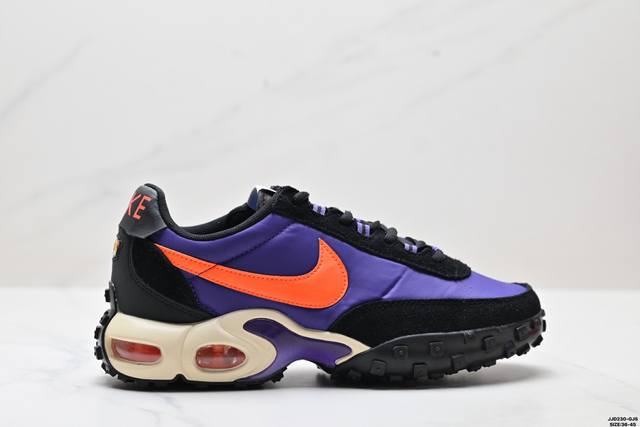 真标Nike Air Max Waffle Racer Sp耐克 气垫缓震 舒适防滑耐磨 低帮 生活休闲鞋 货号:Fv6946-500 尺码:36-45 Id: