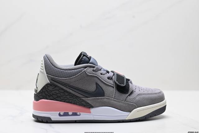 公司级三合一最强合体，多种新配色回归耐克Nike Air Jordan Legacy 312 Low”White Grey Fog Blue Red“乔丹最强三