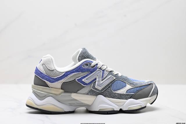 公司级New Balance 公司级版本 Nb9060 联名款 复古休闲运动慢跑鞋 鞋款灵感源自设计师本人对夏日的怀日回忆。鞋面大身由空间双格及磨砂鞋面拼接而生