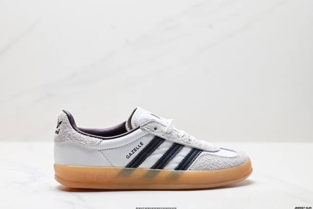 真标Adidas Originals Gazelle 阿迪达斯 三叶草 休闲防滑耐磨低帮板鞋 官方货号:Ih9985 尺码:36 36.5 37 38 38.5