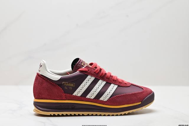 公司级Adidas Sl 72 Rs 阿迪达斯 三叶草复古休闲跑步鞋休闲运动鞋 货号:Jq0989 尺码:36 36.5 37 38 38.5 39 40 40