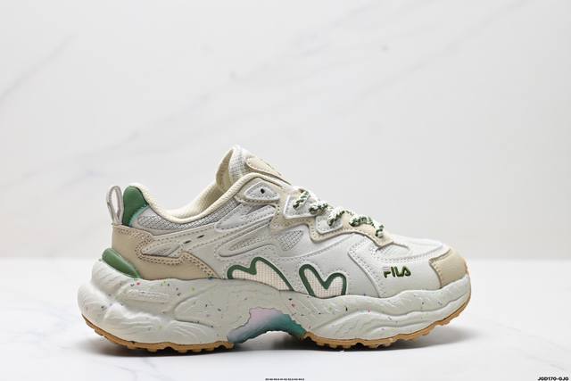 公司级Fila 斐乐蕨草鞋Fern女鞋运动鞋 2025新款户外老爹鞋反光休闲鞋 货号:F12W331101Fcm 尺码:39 40 40.5 41 42 42.