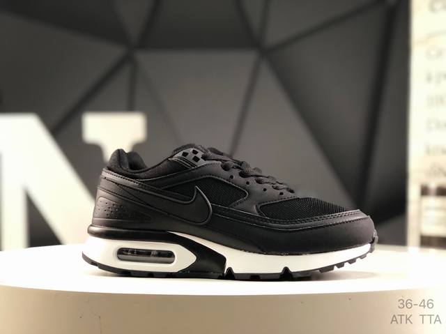 耐克Nike Air Max Classic Bw 经典拼接休闲运动跑步鞋 货号：857910 002 尺码：如图所示 Atk Tta