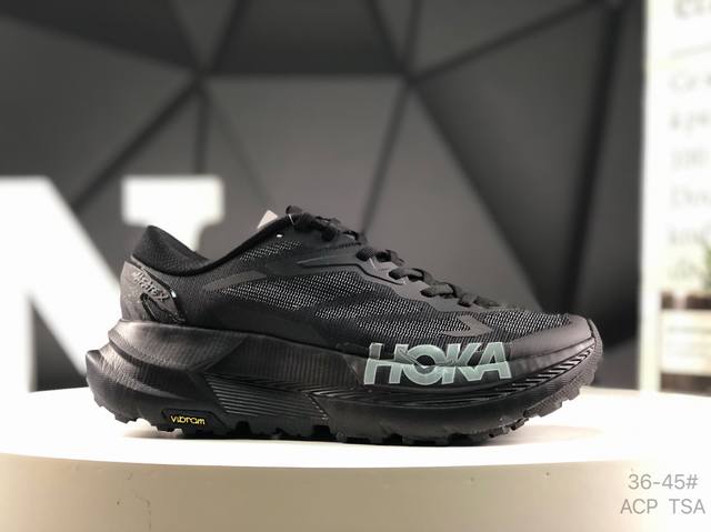 Hoka One One Mafate X 舒适百搭防滑耐磨 低帮跑步鞋 这款鞋在延续 Mafate 系列舒适性和缓震性能的基础上，进一步提升了缓震表现，并在中