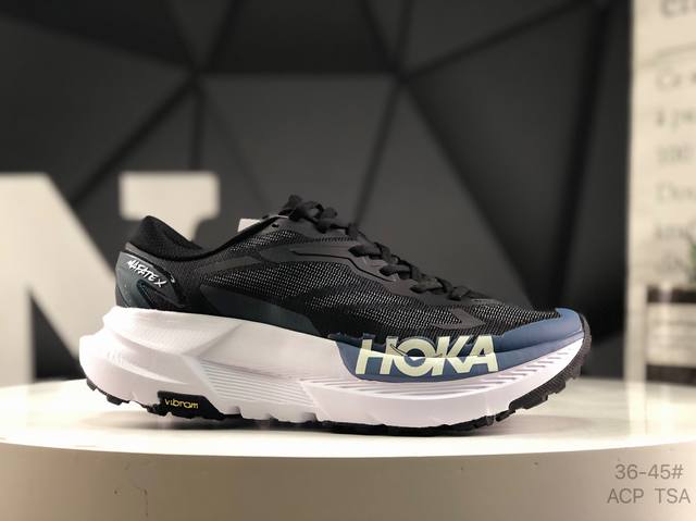 Hoka One One Mafate X 舒适百搭防滑耐磨 低帮跑步鞋 这款鞋在延续 Mafate 系列舒适性和缓震性能的基础上，进一步提升了缓震表现，并在中
