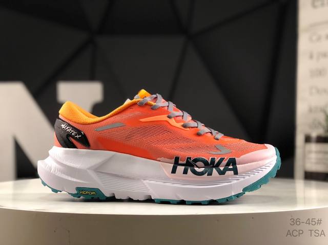 Hoka One One Mafate X 舒适百搭防滑耐磨 低帮跑步鞋 这款鞋在延续 Mafate 系列舒适性和缓震性能的基础上，进一步提升了缓震表现，并在中