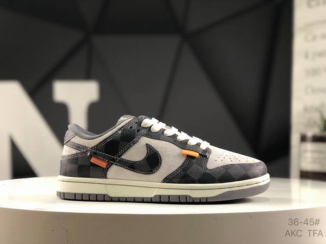 耐克 Nike Sb Dunk Low 高端定制 低帮休闲板鞋 定制鞋盒 大厂纯原品质出货 超高清洁度 皮料切割干净无任何毛边 细节完美 货号：Qf1568 1