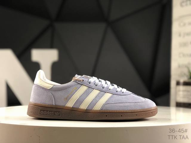 阿迪达斯 Adidas Samba Og 桑巴德迅板鞋立体Samba烫金Logo 区别市场一切版本 针车走线 冲孔均为最高标准打造 后跟港宝材料定型 反口弧度完