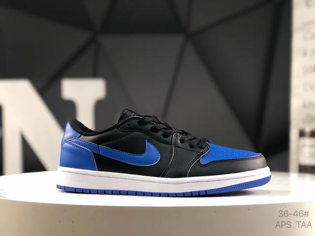 耐克 Nike Air Jordan 1 Low Aj1乔1低帮休闲板鞋 同步官方配色 头层皮打造 正确满胶鞋垫 四线拉帮 原厂织唛标 鞋舌高弹海绵填充 官方货