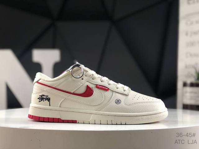 公司级带半码 耐克 Nike Dunk Low 周年高端定制 低帮休闲板鞋 定制鞋盒 大厂纯原品质出货 超高清洁度 皮料切割干净无任何毛边 细节完美 货号：Lw