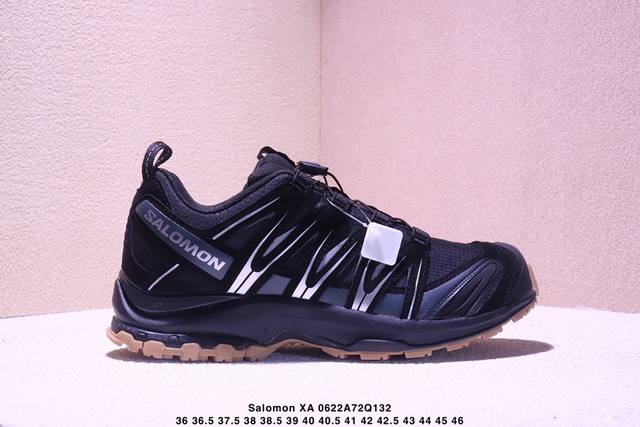 公司级Salomon Xa Pro Xt-6 Expanse萨洛蒙户外越野跑鞋 鞋面采用Sensifit贴合技术 全方位贴合包裹脚型 鞋跟部鞋底牵引设计 提供强