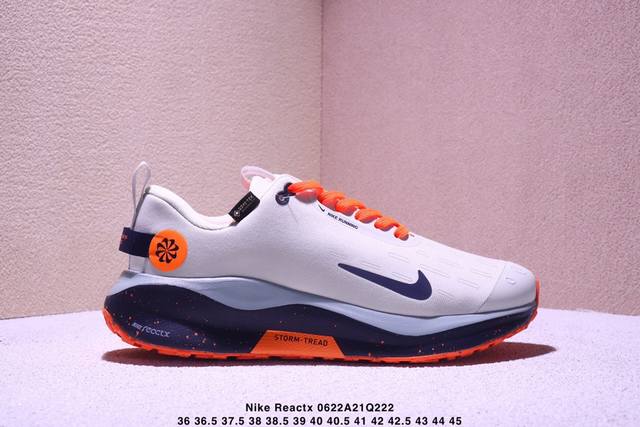 Nike Reactx Infinity 4 缓震泡棉 舒适百搭 织物防滑 低帮跑步鞋 男女同款 Xm0622Q222