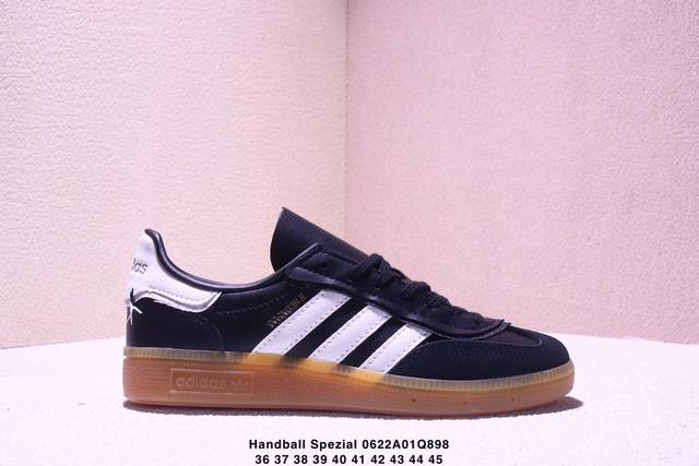 真标Adidas Handball Spezial 阿迪达斯 经典款 复古休闲板鞋 官方货号:Jq6252 尺码:36-45 Xm0622Q898