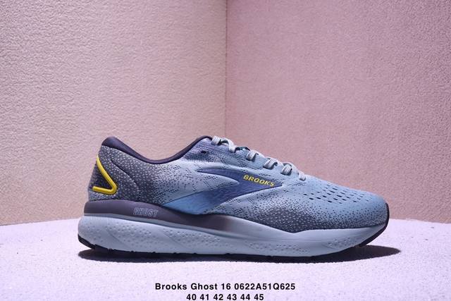 公司级Brooks Ghost 16 布鲁克斯 减震耐磨低帮防滑跑步运动鞋 货号:110418 1D 401 尺码:36-39 Xm0622Q625